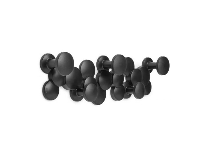 Wieszak ścienny Bubble 48x15 cm czarny