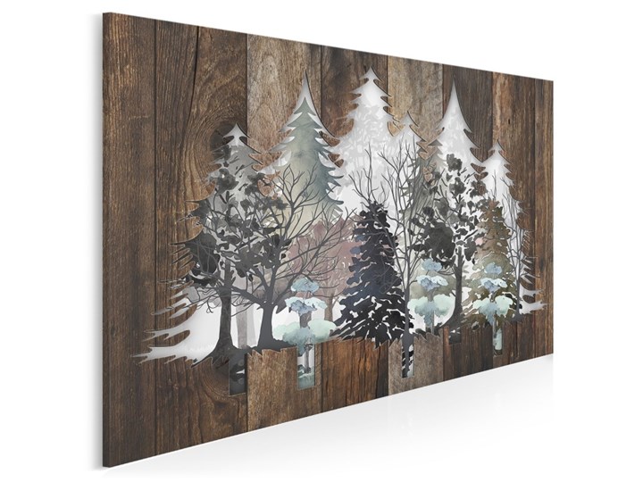 Drzwi do lasu - nowoczesny obraz na płótnie - 120x80 cm Pomieszczenie Sypialnia Wymiary 80x120 cm