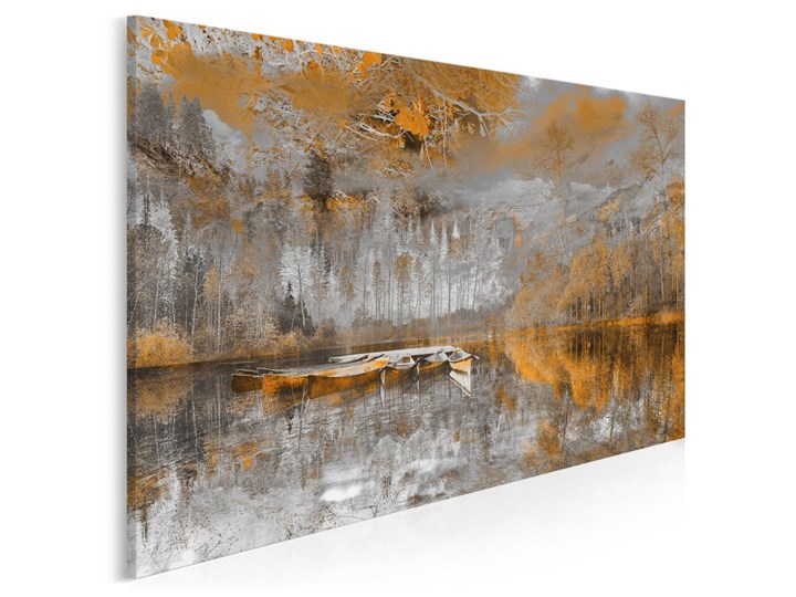 Tchnienie słońca - nowoczesny obraz na płótnie - 120x80 cm Wzór Kwiaty Wykonanie Wydruk cyfrowy