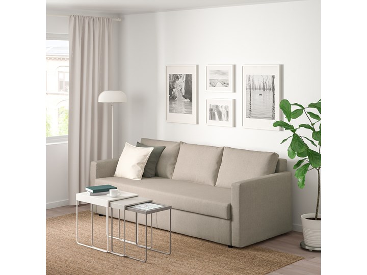 FRIHETEN Rozkładana sofa 3-osobowa Amerykanka Typ Gładkie Głębokość 105 cm Szerokość 225 cm Głębokość 61 cm Boki Z bokami