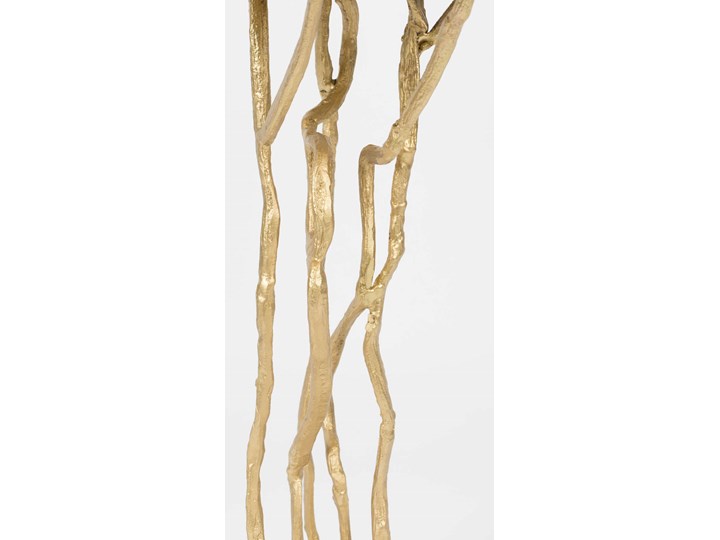 Stolik Lily Multi złoty Wysokość 65 cm Kształt blatu Rodzaj nóg Gięte