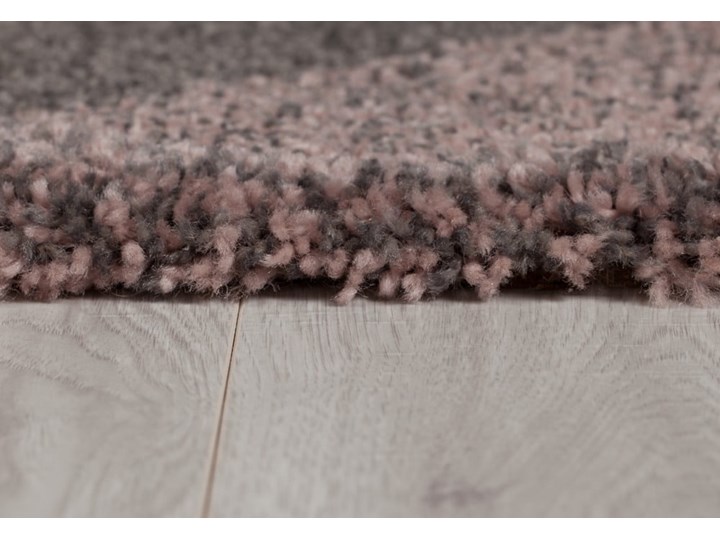 Różowo-szary dywan Flair Rugs Zula, 120x170 cm Chodniki Juta Prostokątny Syntetyk Dywany Pomieszczenie Salon