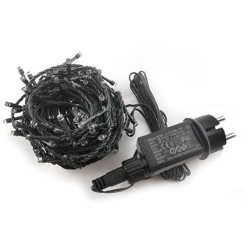 Lampki choinkowe LED z programatorem K100 IP44 KOLOROWE
