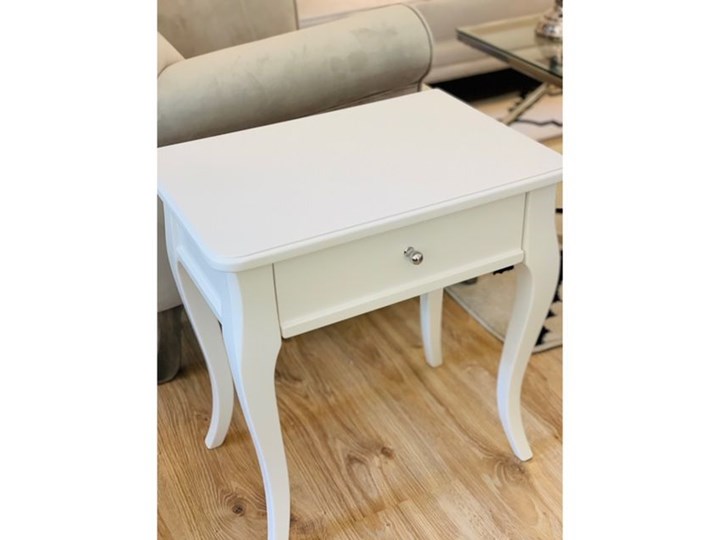 STOLIK NOCNY LAKIEROWANY Z JEDNĄ SZUFLADĄ WYBIERZ KOLOR ” FIRENZE”45x35 h 53 CM biała Typ Nocne Drewno Metal Kategoria Szafki i regały