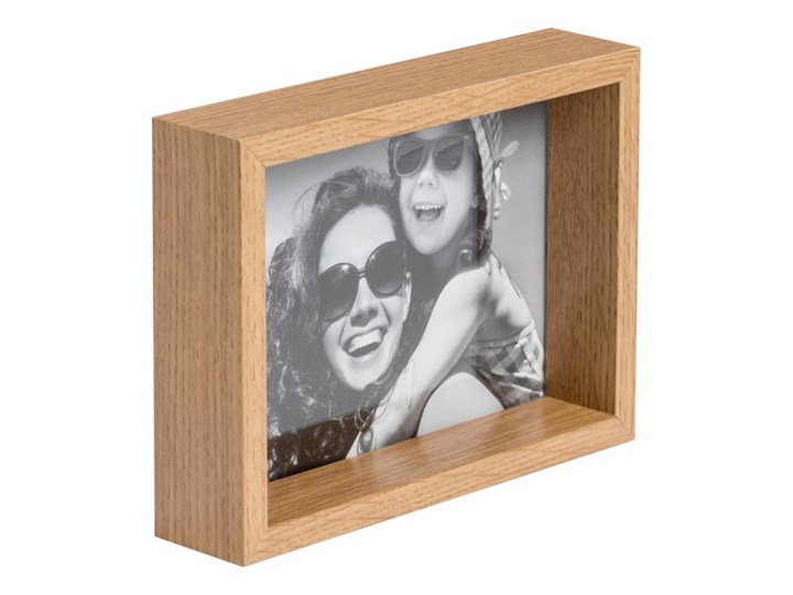 Ramka na zdjęcia Box 13 x 18 cm efekt dębu Drewno Pomieszczenie Salon Kolor Brązowy