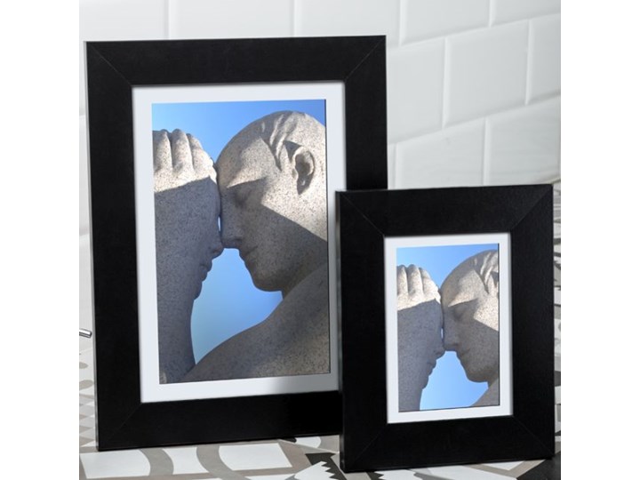 Ramka na zdjęcia Lahti 15 x 21 cm czarna Drewno Rozmiar zdjęcia 15x21 cm