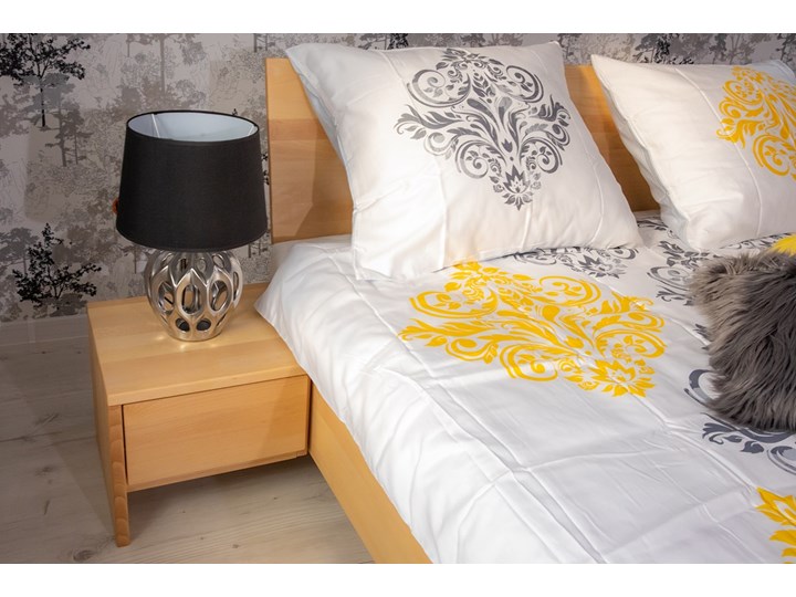 Zestaw bukowy BALLEGA: łóżko lewitujące  180 plus szafki plus komoda Pomieszczenie Sypialnia Kategoria Zestawy mebli do sypialni