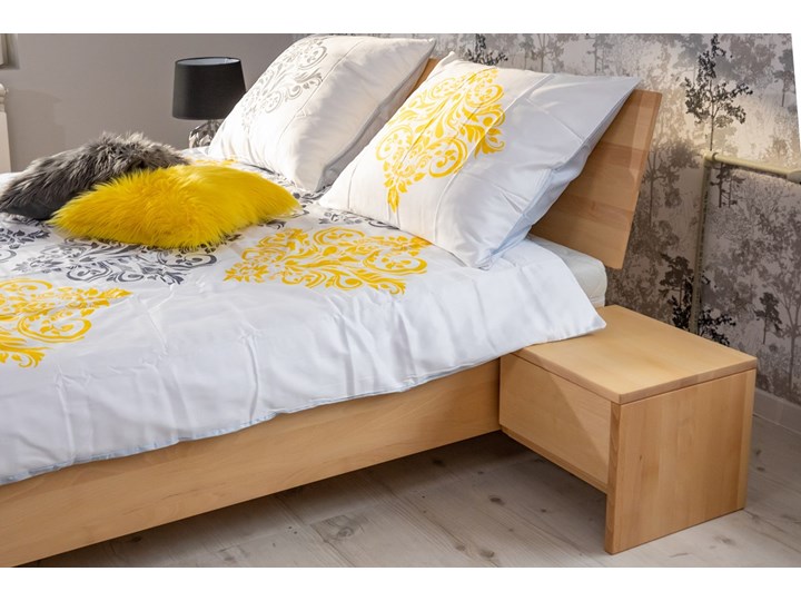 Zestaw bukowy BALLEGA: łóżko lewitujące  180 plus szafki plus komoda Kategoria Zestawy mebli do sypialni