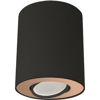 Spot sufitowy tuba SET czarny/złoty śr. 10cm