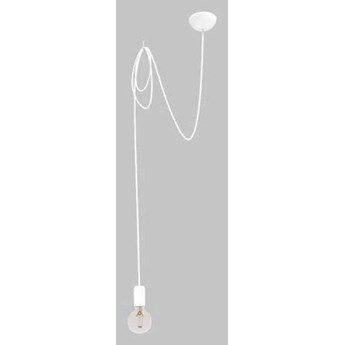 Lampa pająk SPIDER WHITE I biały kabel 3m