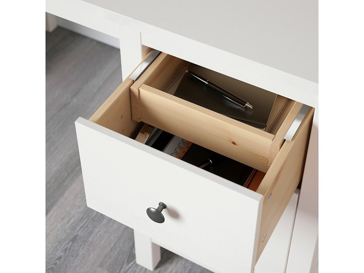 HEMNES Biurko z nadstawką Szerokość 155 cm Głębokość 65 cm Drewno Pomieszczenie Biuro