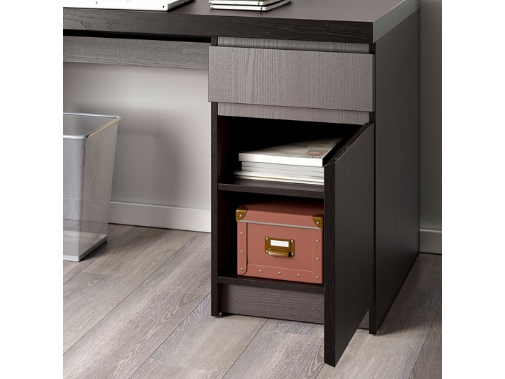 MALM Biurko Kolor Czarny Biurko tradycyjne Szerokość 140 cm Głębokość 65 cm Pomieszczenie Biuro
