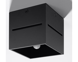 SOLLUX Nowoczesna Lampa Sufitowa Aluminiowa Kostka Plafon LOBO Czarny