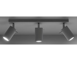 SOLLUX Nowoczesna Listwa Halogenowa Designerski Plafon RING 3 biały LED!