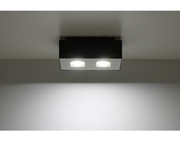 SOLLUX Elegancki Designerski Plafon Korytko Mono 2 Czarny LED