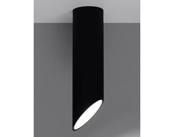 SOLLUX Futurystyczna Lampa Sufitowa Tuba Plafon PENNE 40 Czarny