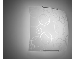 SOLLUX Kwadratowe Szkło Lampa na Sufit Plafon ANEL Piękne Wzory