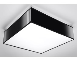 SOLLUX Designerska Lampa Sufitowa Kwadratowy Plafon HORUS 35 Czarny