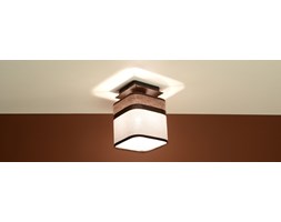 SOLLUX Nowoczesna lampa sufitowa Plafon LATTE 1 Kawa Brąz E27