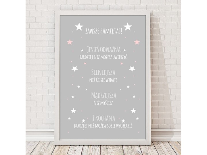 PLAKAT obrazek dla dzieci PAMIĘTAJ