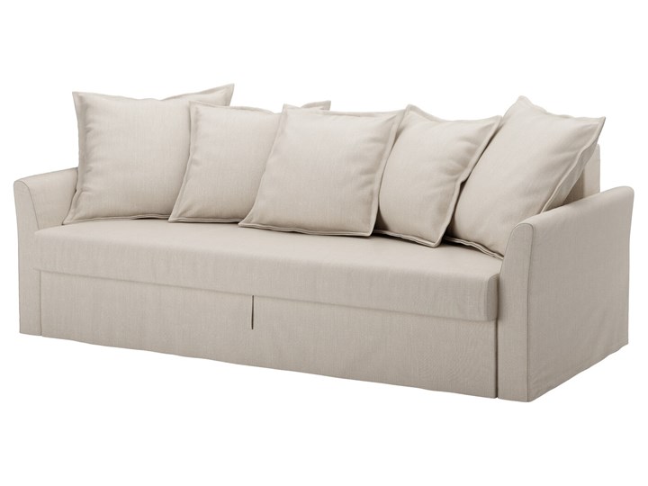 HOLMSUND Sofa trzyosobowa rozkładana Szerokość 230 cm Głębokość 60 cm Amerykanka Głębokość 99 cm Kolor Beżowy