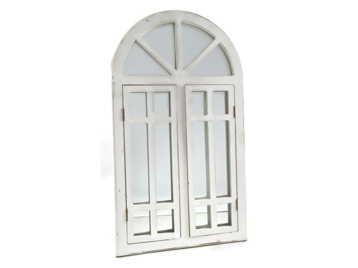 LUSTRO LUSTERKO BIAŁE OKIENKO RETRO SHABBY CHIC