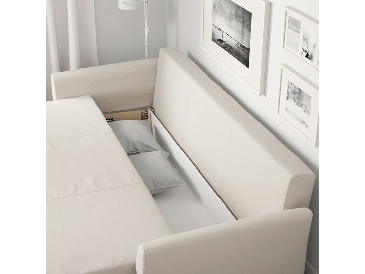 HOLMSUND Sofa trzyosobowa rozkładana Typ Gładkie Głębokość 60 cm Szerokość 230 cm Amerykanka Głębokość 99 cm Powierzchnia spania 140x200 cm