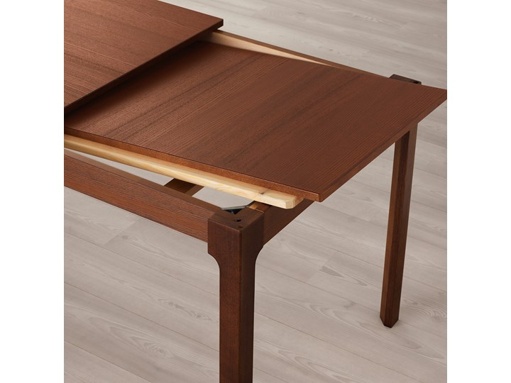 EKEDALEN Stół rozkładany Płyta MDF Długość 80 cm Szerokość 70 cm Wysokość 75 cm Kategoria Stoły kuchenne Długość 120 cm Kolor Brązowy