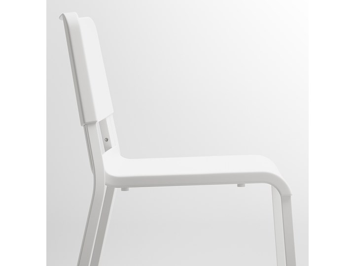 MELLTORP / TEODORES Stół i 4 krzesła Kolor Biały
