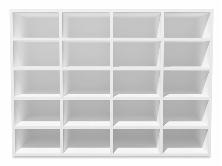 vidaXL Szafka na buty, płyta wiórowa, 92x30x67,5 cm, biała Płyta laminowana Płyta meblowa Płyta MDF Kolor Biały