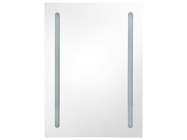 vidaXL Szafka łazienkowa z lustrem i LED, 50 x 13 x 70 cm Głębokość 13 cm Płyta MDF Szerokość 50 cm Szafki Wiszące Szkło Kategoria Szafki stojące