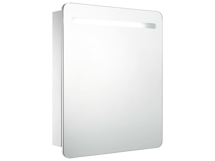 vidaXL Szafka łazienkowa z lustrem i LED, 68 x 9 x 80 cm