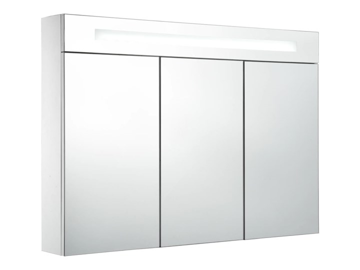 vidaXL Szafka łazienkowa z lustrem i LED, 88 x 13 x 62 cm