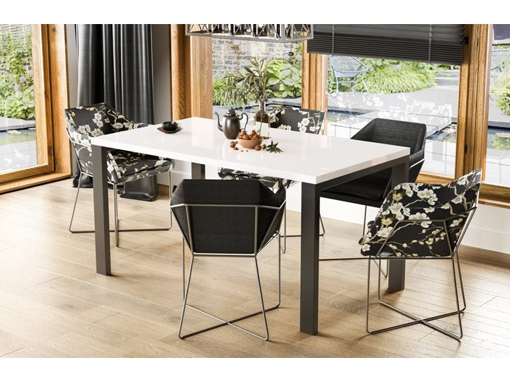 Stół Garant 170 z blatem 80x80 rozkładany do 170 cm Długość 80 cm Szerokość 80 cm Pomieszczenie Stoły do jadalni