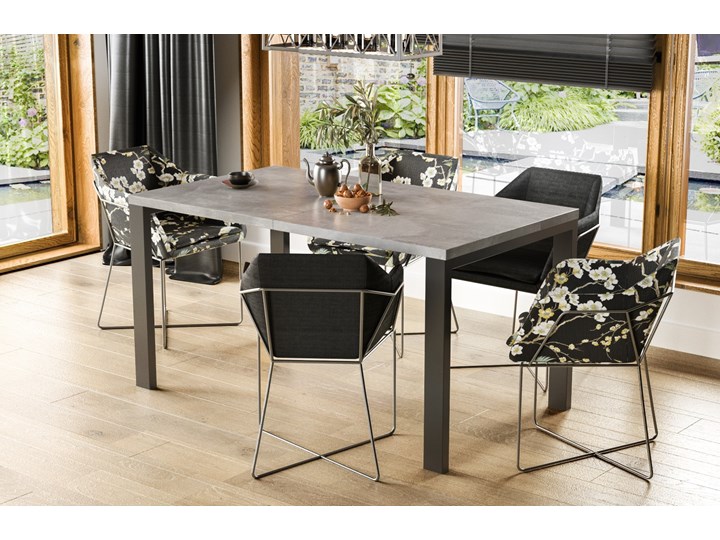 Stół Garant 215 z blatem 80x80 rozkładany do 215 cm Długość 80 cm Rozkładanie Rozkładane Szerokość 80 cm Rozkładanie