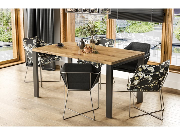 Stół Garant 215 z blatem 80x80 rozkładany do 215 cm Długość 80 cm Szerokość 80 cm Rozkładanie Rozkładanie Rozkładane