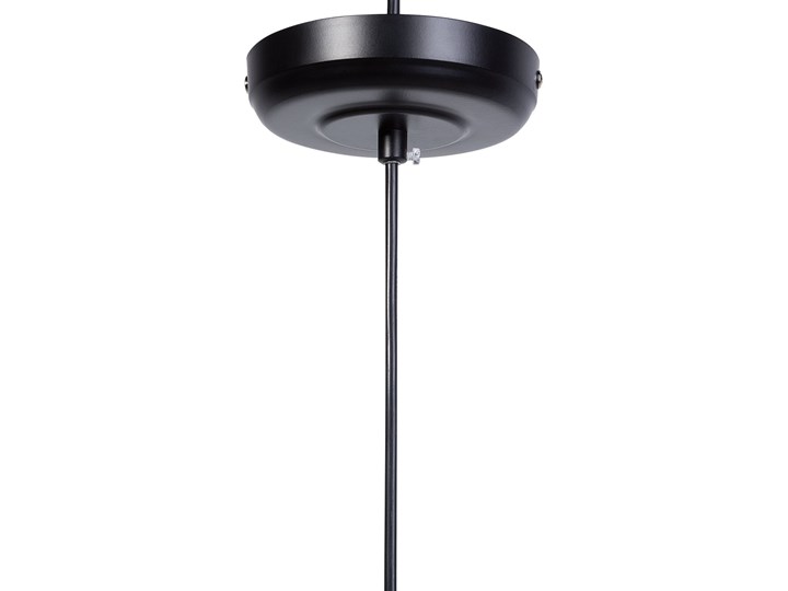Lampa sufitowa wisząca czarna metalowa okrągły klosz industrialna kuchnia sypialnia Lampa inspirowana Lampa druciana Styl Vintage Styl Industrialny