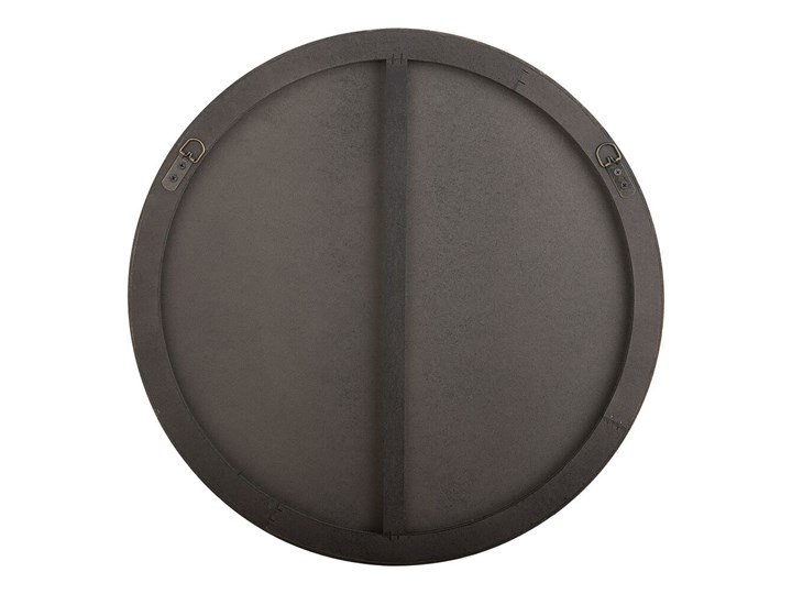 Okrągłe lustro ścienne złote metalowa rama 56 cm wzór liści łazienka salon styl retro Lustro z ramą Kategoria Lustra