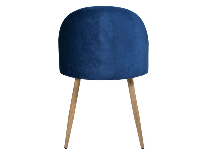 Krzesło tapicerowane Jazz Velvet granatowy Drewno Welur Wysokość 79 cm Krzesło inspirowane Metal Głębokość 48 cm Wysokość 78 cm Tkanina Tworzywo sztuczne Szerokość 49 cm Styl Nowoczesny