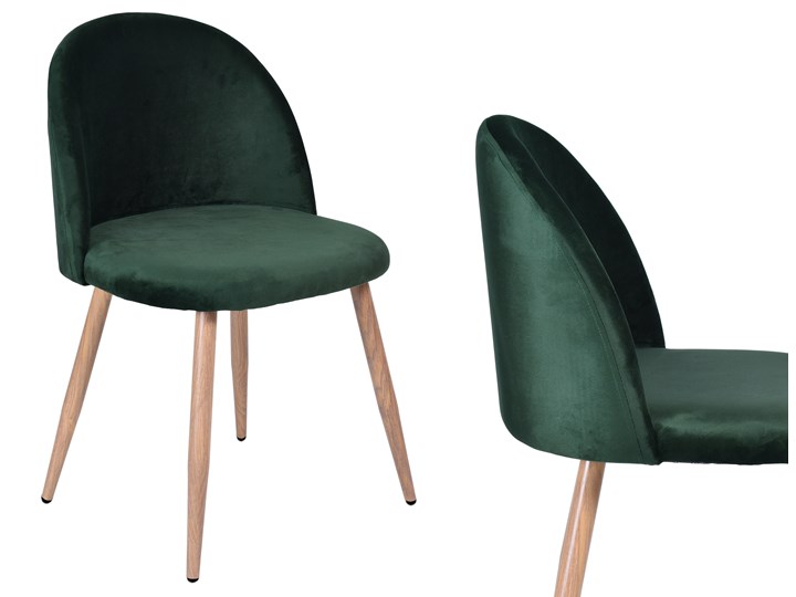 Krzesło tapicerowane Jazz Velvet ciemno-zielony Wysokość 78 cm Drewno Krzesło inspirowane Głębokość 48 cm Metal Szerokość 48 cm Wysokość 79 cm Wysokość 33 cm Pomieszczenie Biuro i pracownia Głębokość 42 cm Tkanina Szerokość 49 cm Tworzywo sztuczne Welur Styl Skandynawski