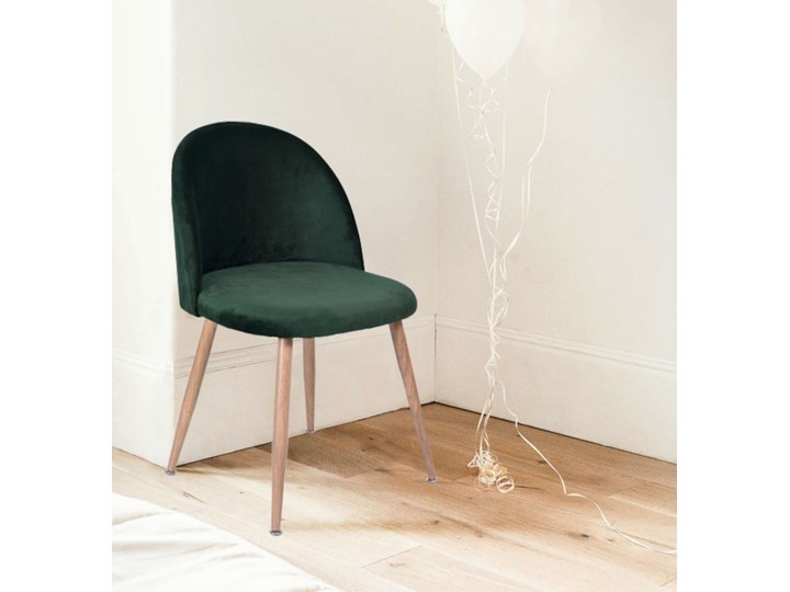 Krzesło tapicerowane Jazz Velvet ciemno-zielony Tworzywo sztuczne Wysokość 78 cm Głębokość 42 cm Metal Tkanina Wysokość 79 cm Wysokość 33 cm Szerokość 48 cm Welur Drewno Krzesło inspirowane Szerokość 49 cm Głębokość 48 cm Pomieszczenie Biuro i pracownia