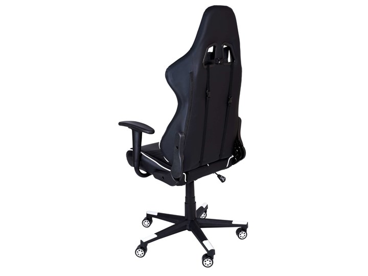 Fotel gamingowy biurowy SHADOW GAMER czarno-biały