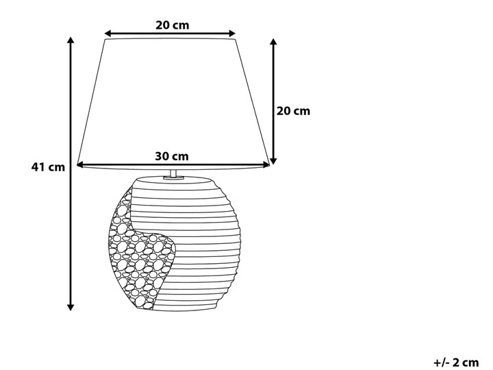Lampka nocna czarna ze srebrnym ceramiczna ozdobna Styl Nowoczesny Lampa z kloszem Lampa nocna Lampa dekoracyjna Kategoria Lampy stołowe