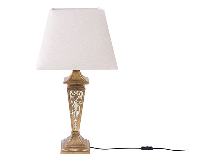 BELIANI Lampa stołowa beżowa 76 cm BADDANA