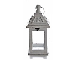 Lampion drewniany White