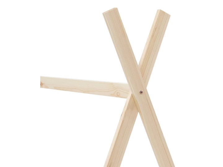 vidaXL Rama łóżka dziecięcego, lite drewno sosnowe, 70 x 140 cm Domki Płyta MDF Kategoria Łóżka dla dzieci