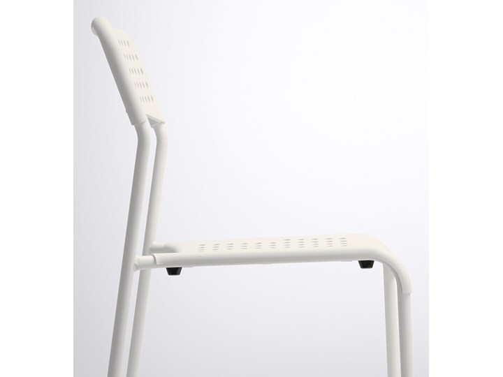 MELLTORP / ADDE Stół i 4 krzesła Kolor Biały Kategoria Stoły z krzesłami