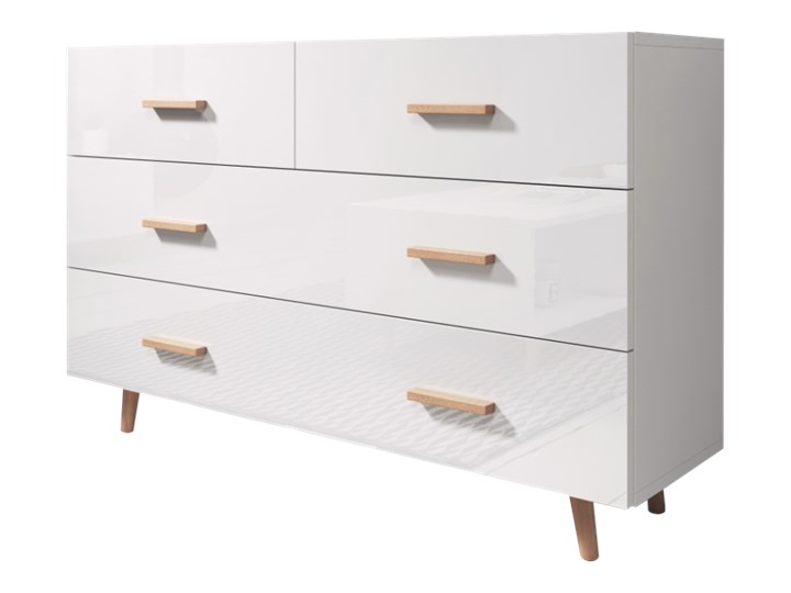 SELSEY Komoda Rivano Drewno Głębokość 35 cm Z szufladami Styl Skandynawski