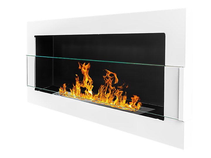 Selsey Biokominek Astralis 90x40 cm z certyfikatem TÜV Biały połysk