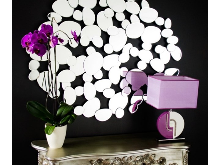 SELSEY Lustro Rose 100x125 cm Owalne Ścienne Styl Nowoczesny Styl Glamour